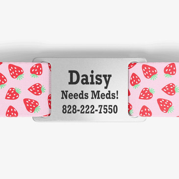 closeup of nameplate personalization